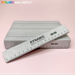25 pcs Professional Square Nail Files Grit 60/60 Jumbo size , Hard board , X-Coarse sand paper
