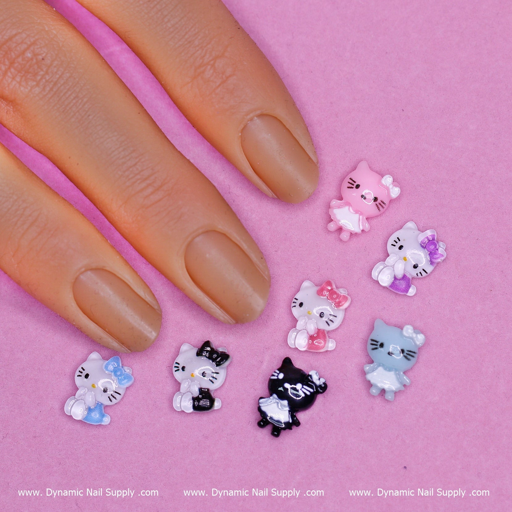 70 pcs Cute Hello Kitty charms (and Kawaii) for Nails Art Design