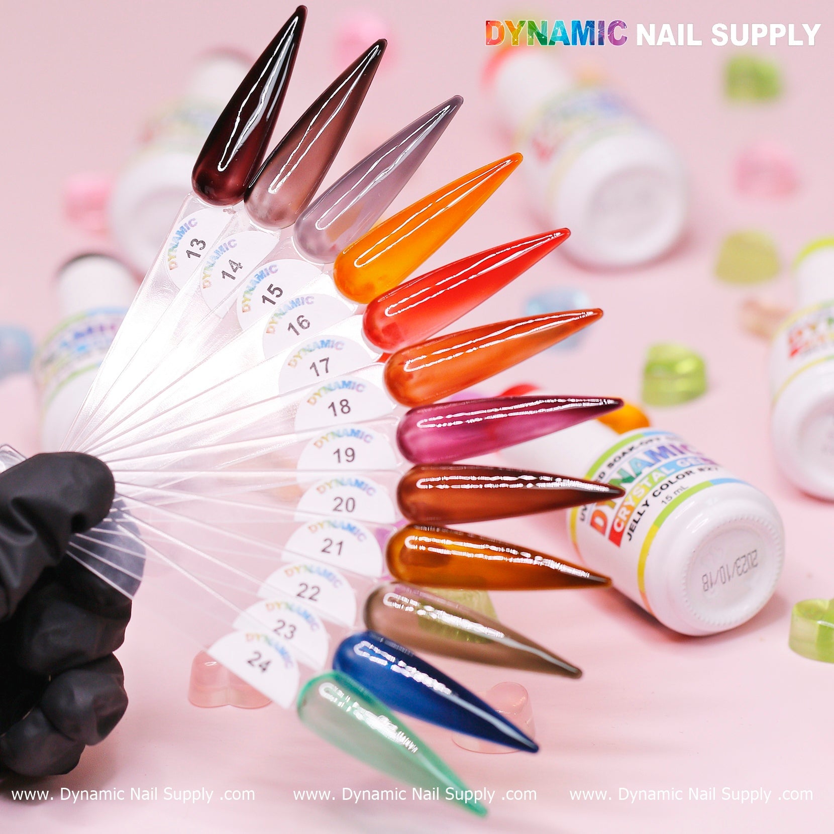 Crystal Gel Polish - Jelly Color Collection (36 sheer colors)