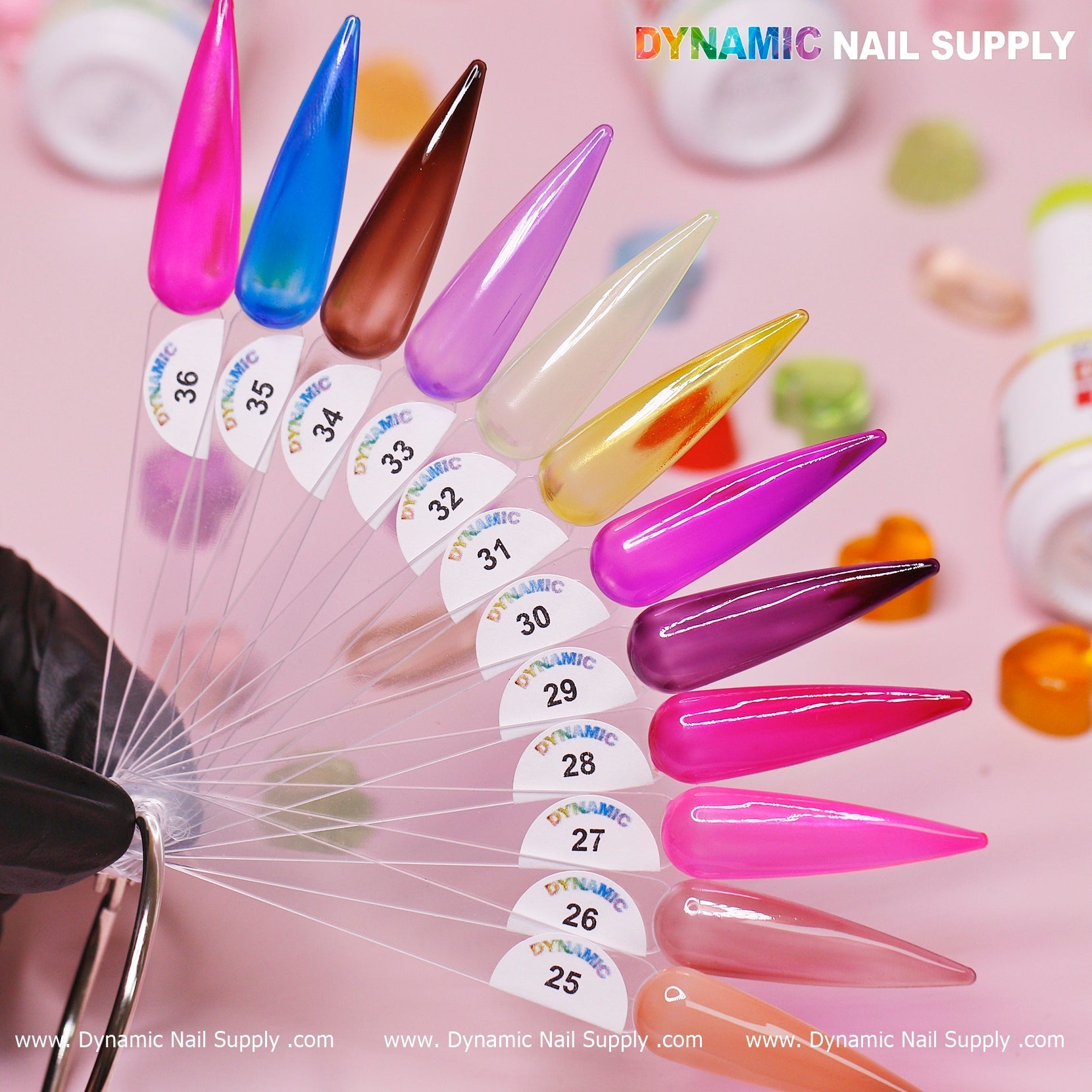 Crystal Gel Polish - Jelly Color Collection (36 sheer colors)