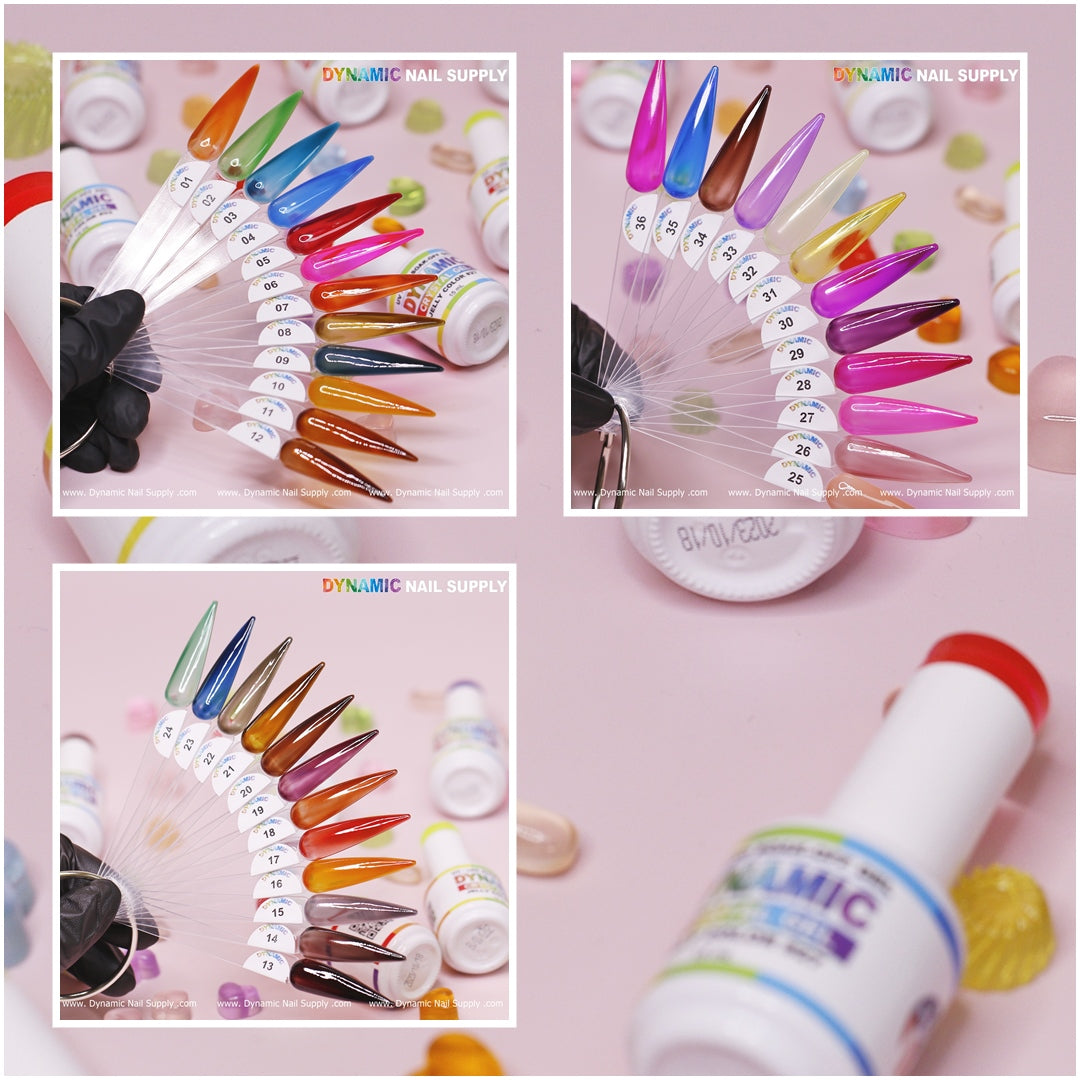 Crystal Gel Polish - Jelly Color Collection (36 sheer colors)