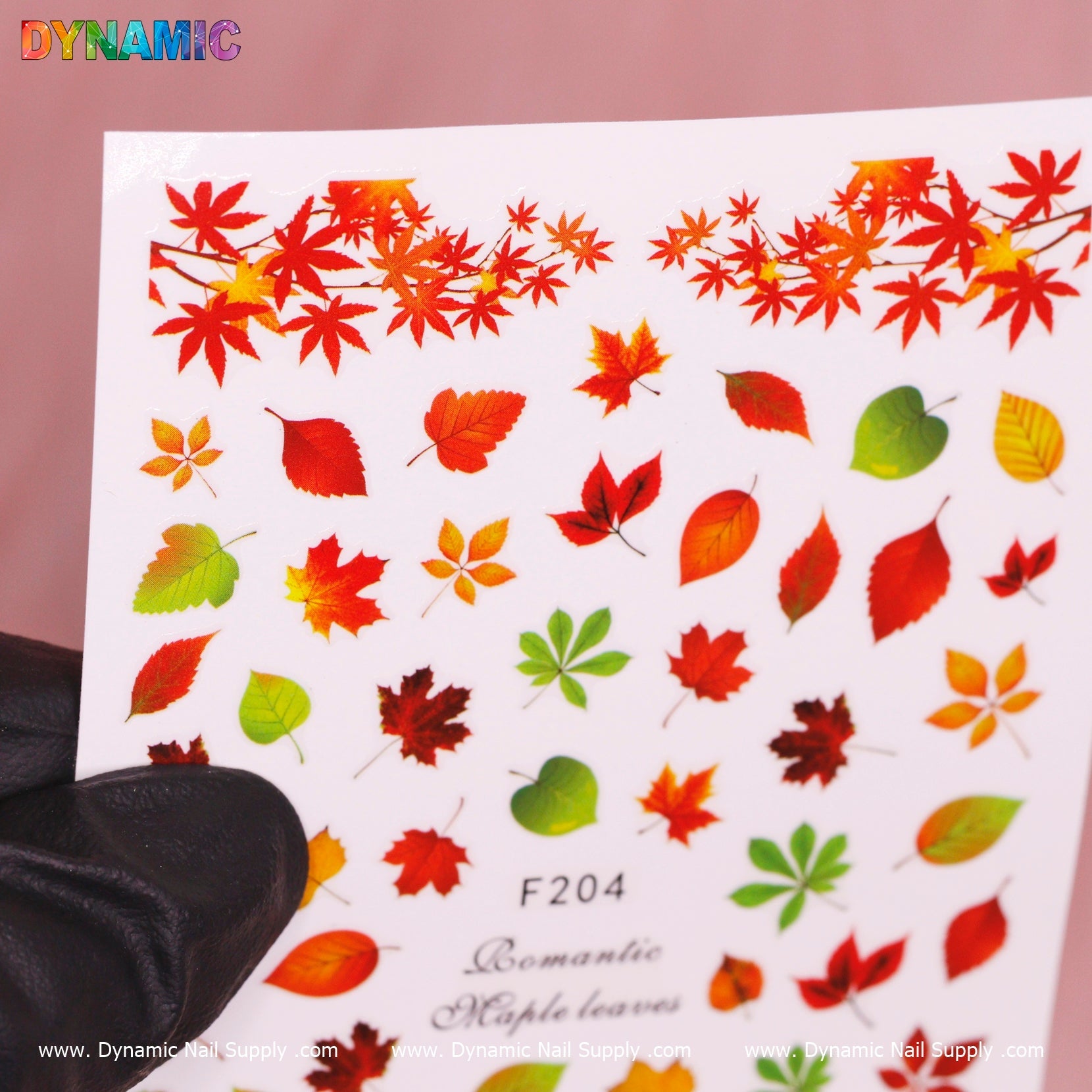 Autumn, Fall Leaves Sticker (F204)