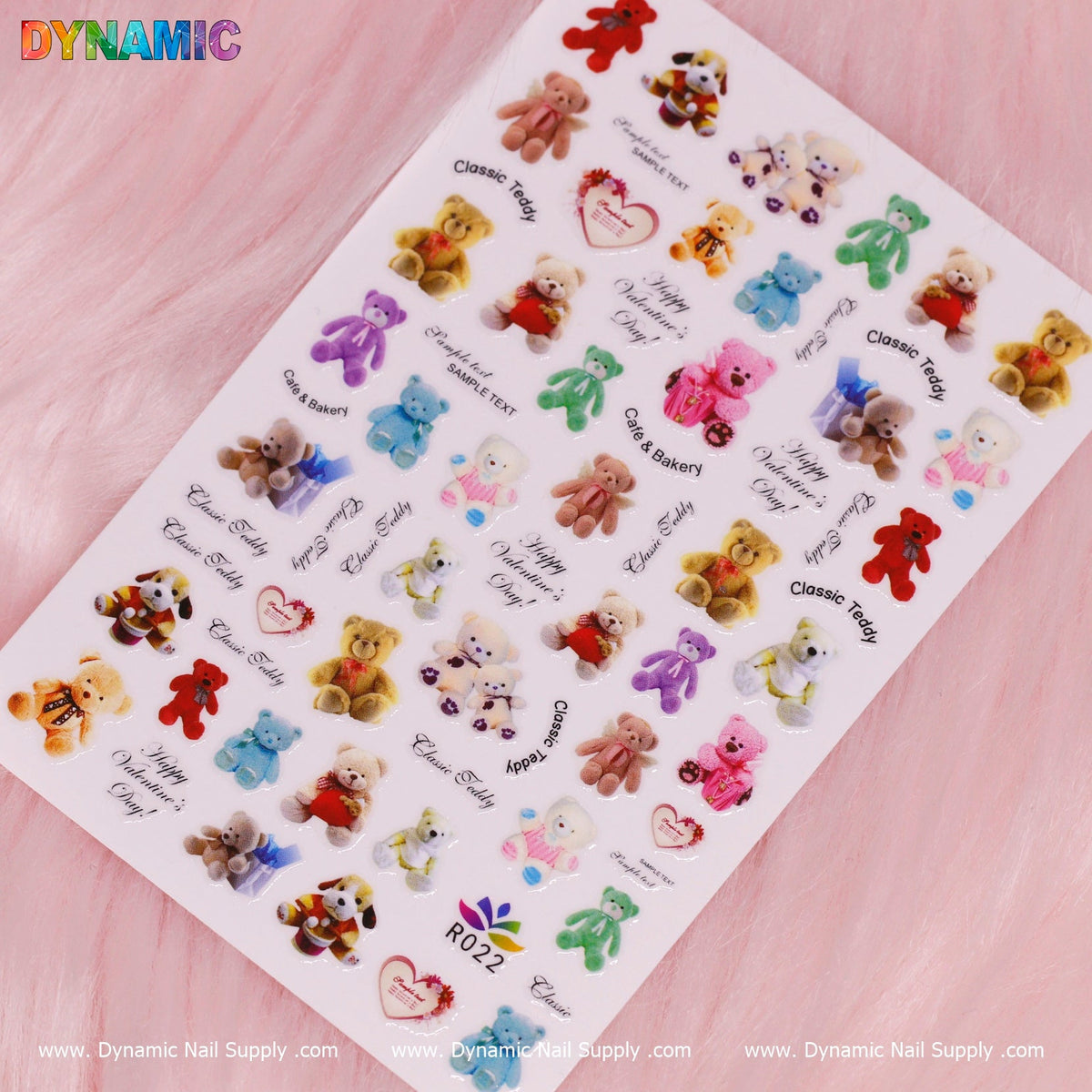 Cute Teddy Bear Sticker (R022)