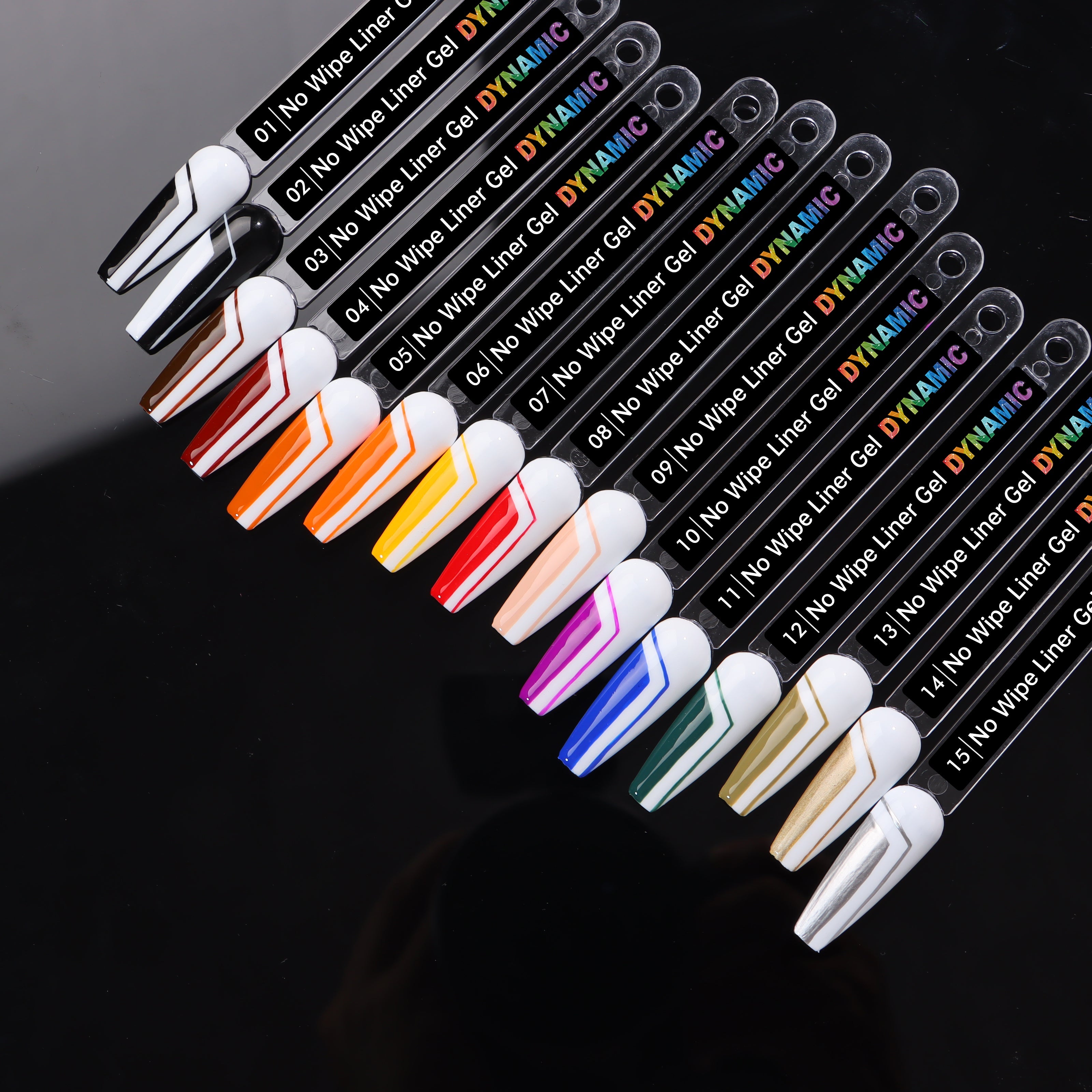 (39 Colors) Dynamic No-Wipe Liner Gel Collection for Professional