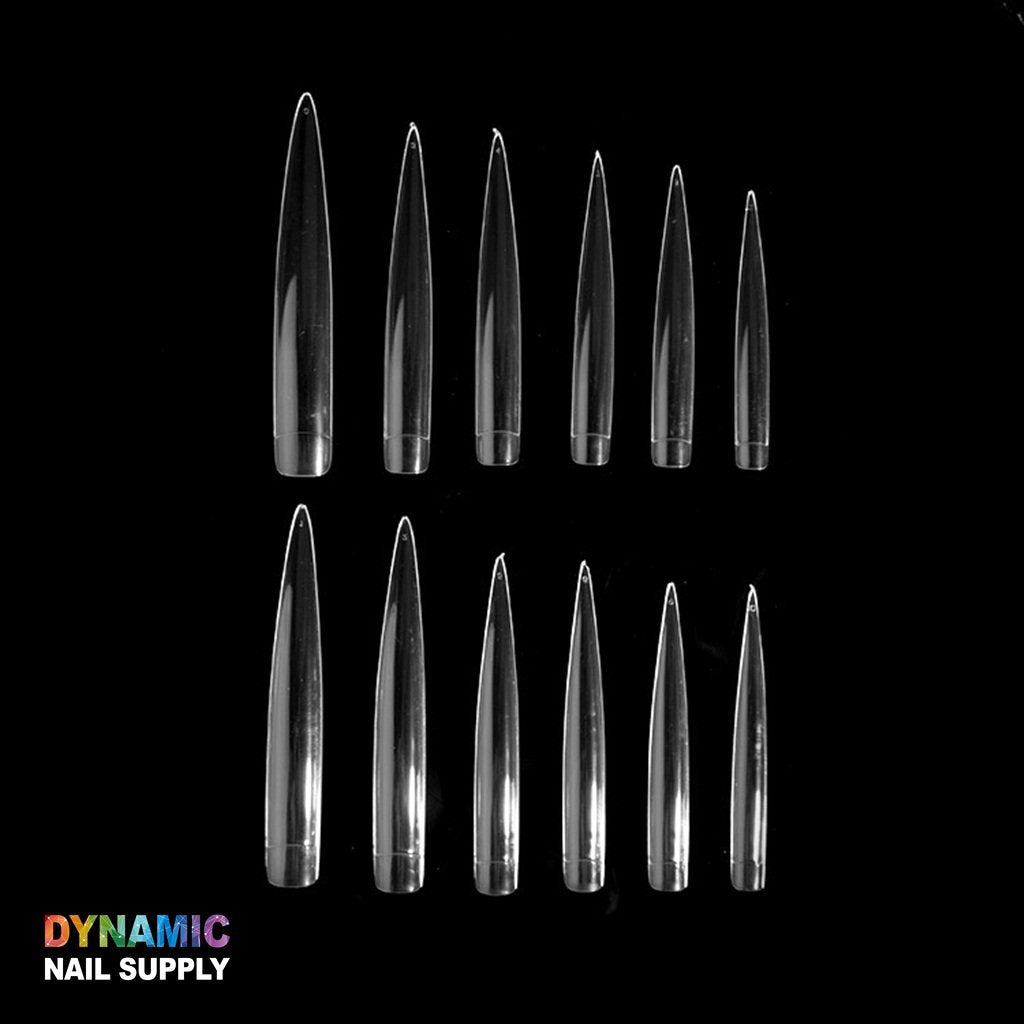 60 pcs / bag of Extra-long nail tips - 12 different sizes