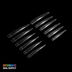 60 pcs / bag of Extra-long nail tips - 12 different sizes