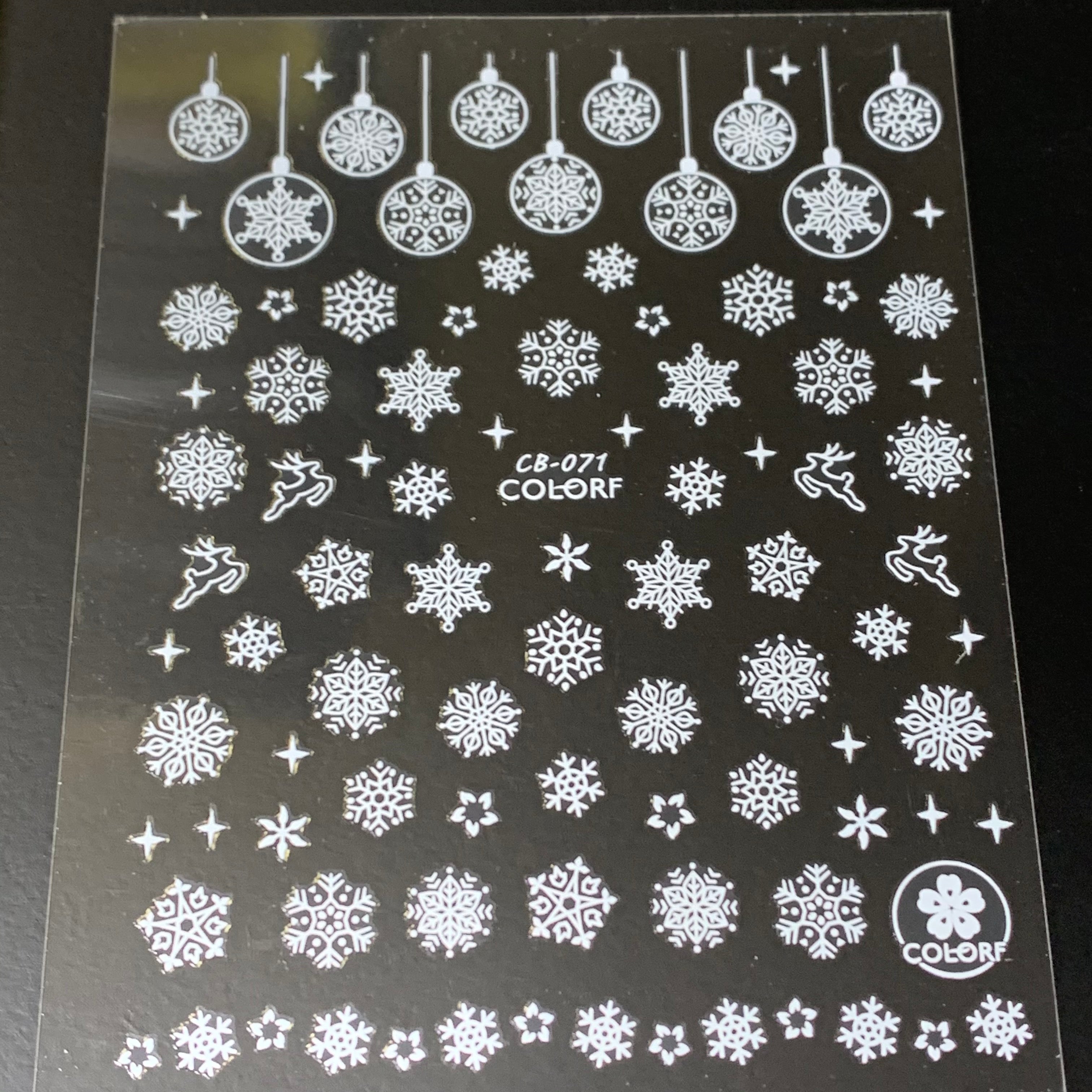 Bundle of 20pcs Christmas Nail Stickers for $30