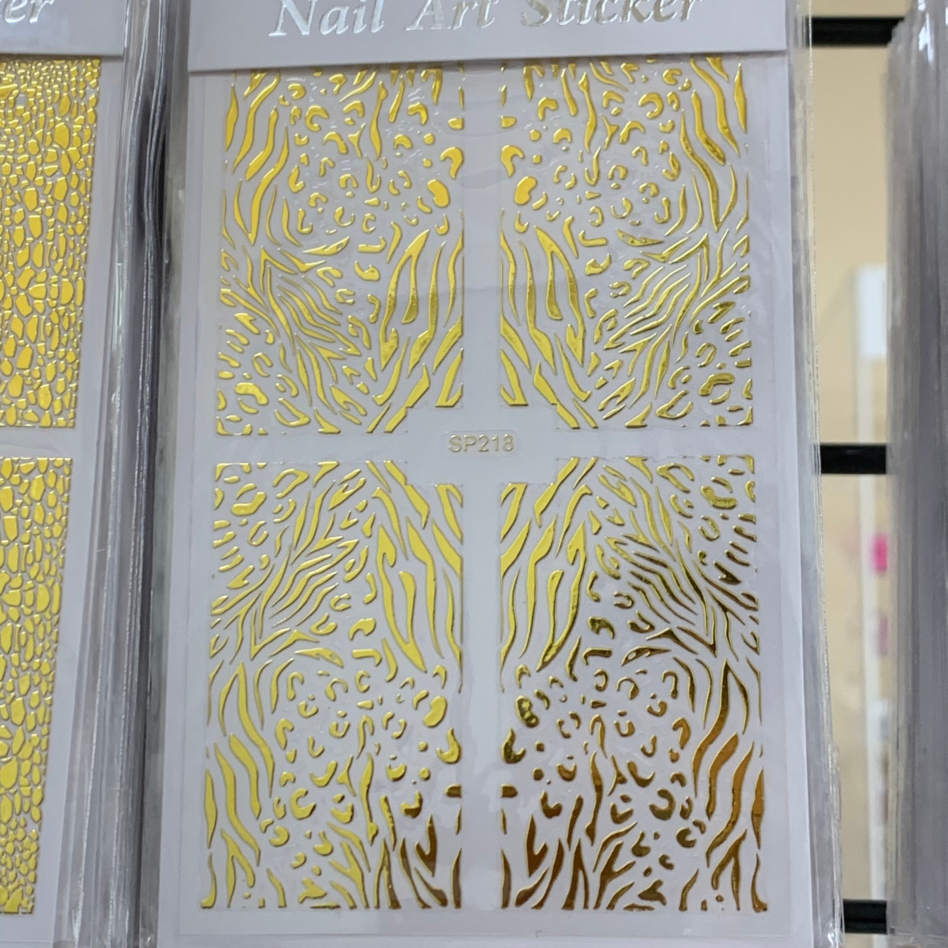 ANIMAL SKIN STYLE STICKER - NAILS ART STICKERS - NEW