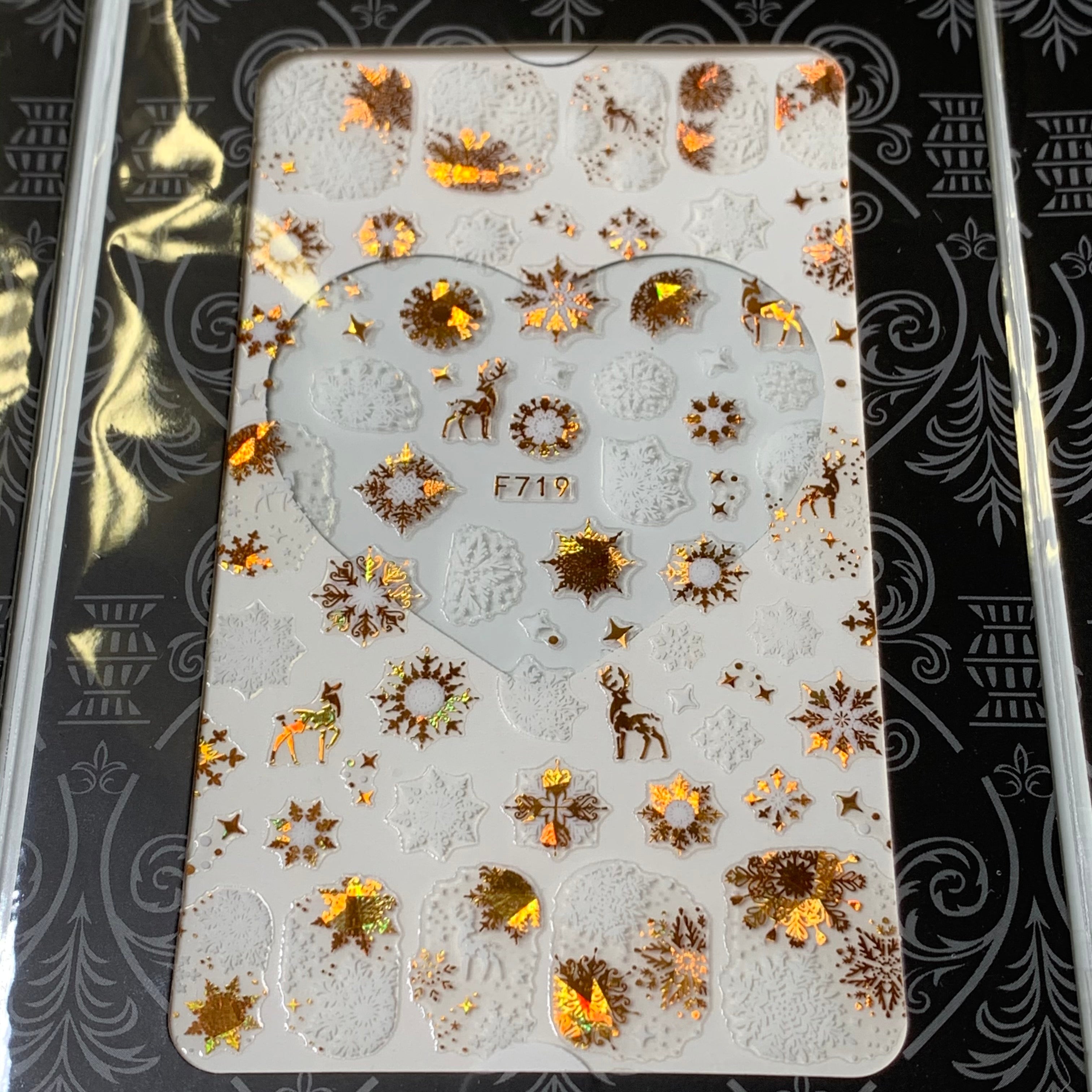Bundle of 20pcs Christmas Nail Stickers for $30