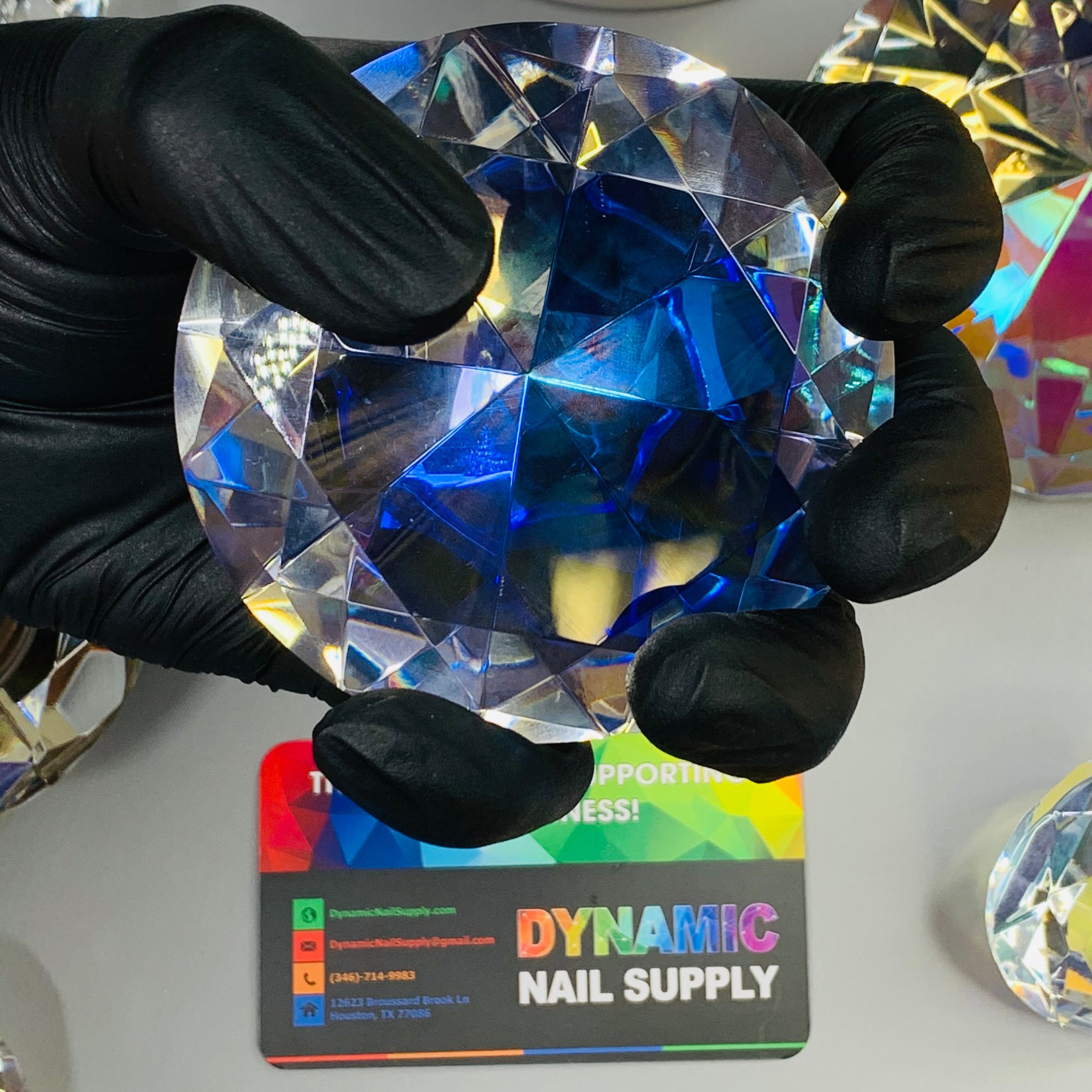 8cm (3.1") Display Diamond - K9 Crystal Diamond shape for Display and Decoration