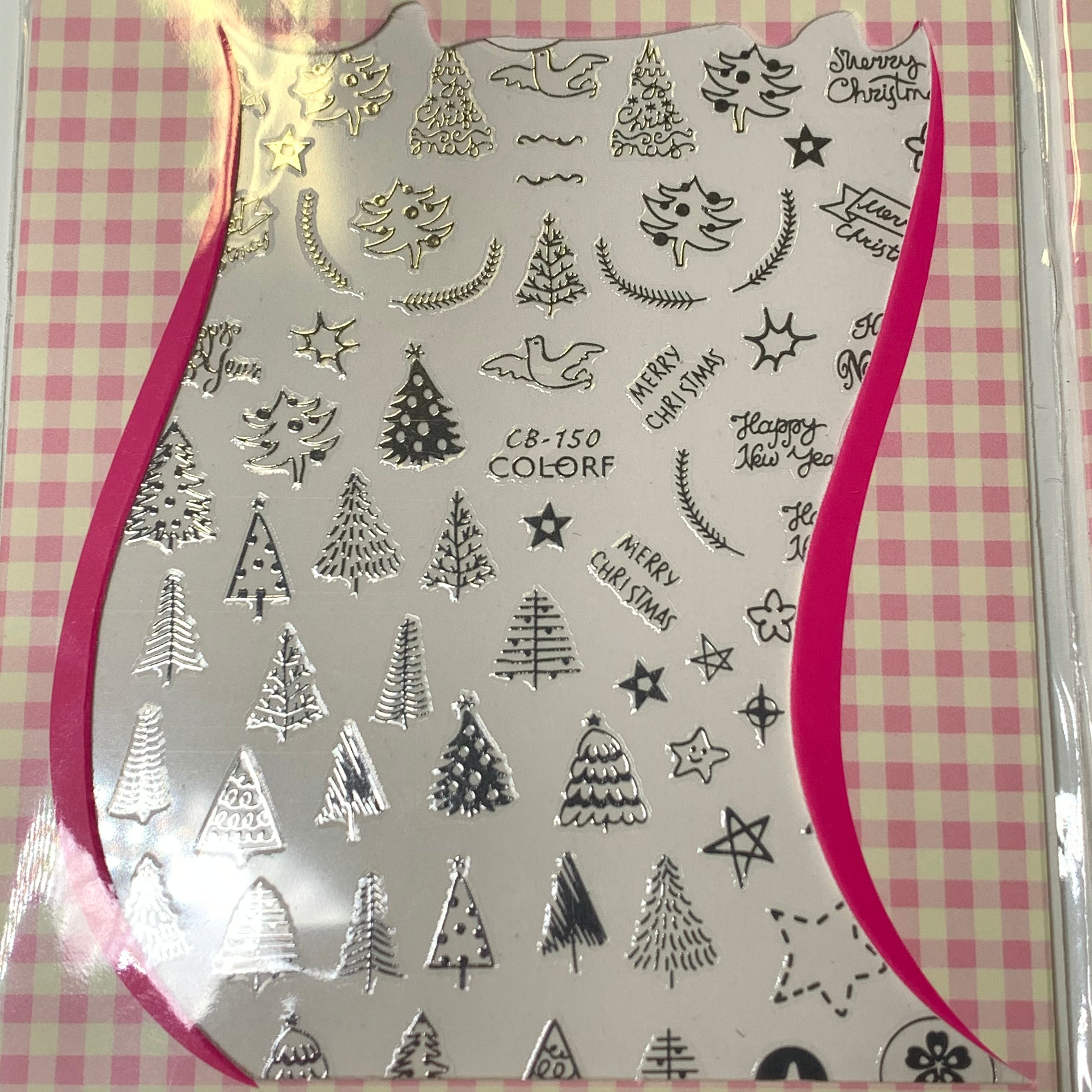 Bundle of 20pcs Christmas Nail Stickers for $30