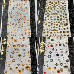 Bundle of 20pcs Christmas Nail Stickers for $30