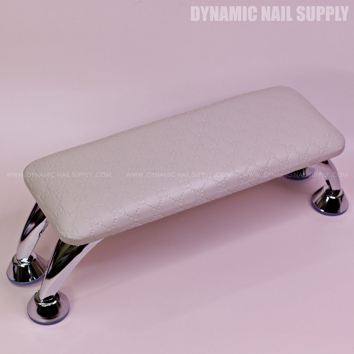 (Small Beige GCi Pattern) Armrest for Nails Studio Manicure and Pedicure Services (Reposabrazos Para Manicura)
