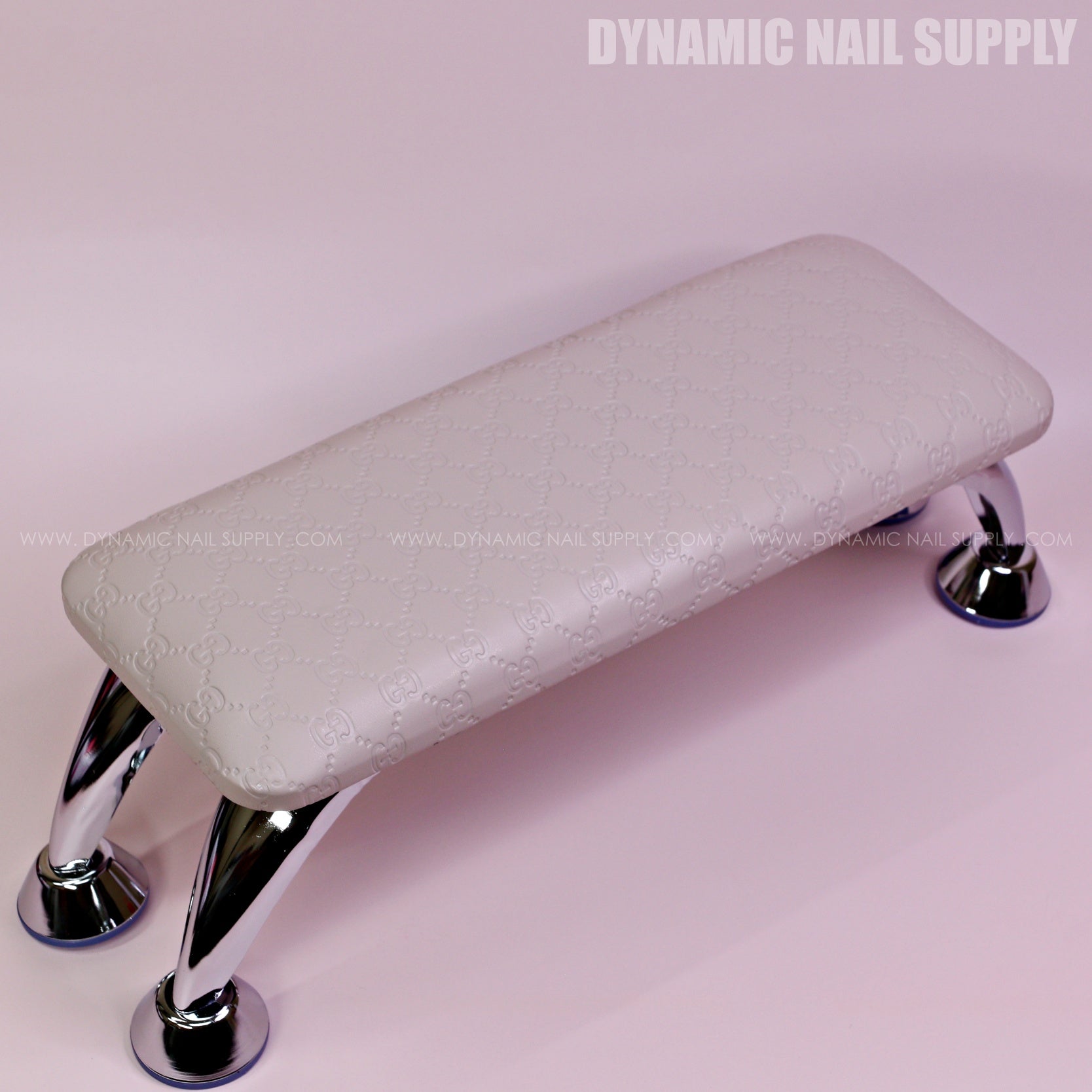 (Small Beige GCi Pattern) Armrest for Nails Studio Manicure and Pedicure Services (Reposabrazos Para Manicura)