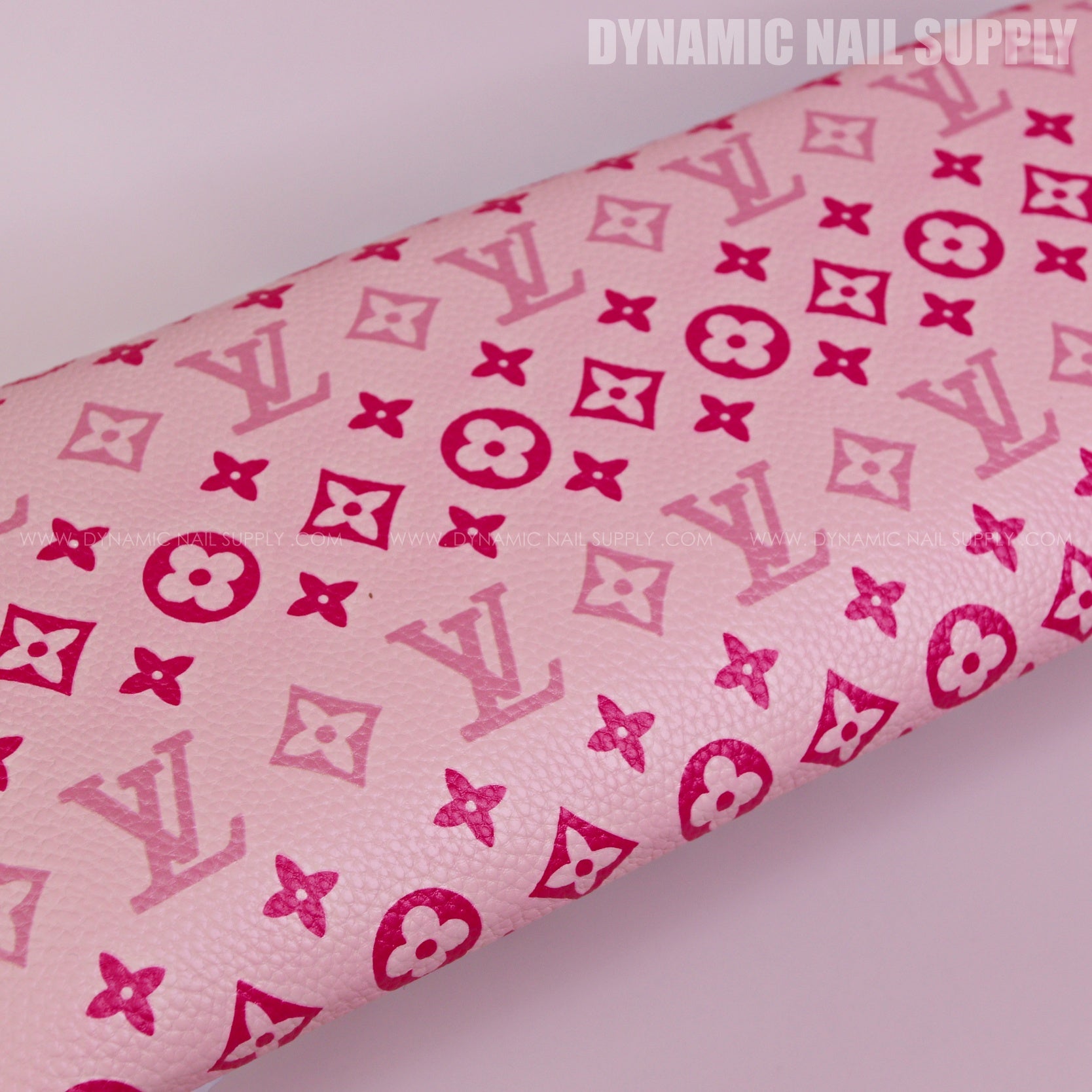 (RA022 - Pink/ Light Pink LV Pattern) Premium Logo Handrest for Nail Tech (Reposabrazos Para Manicura)