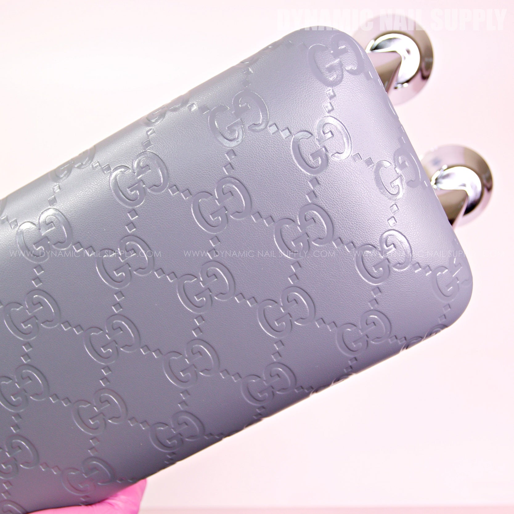(RHL031 - Grey GCi Engraved) Luxury Brand Handrest for Nail technicians (Reposabrazos Para Manicura)