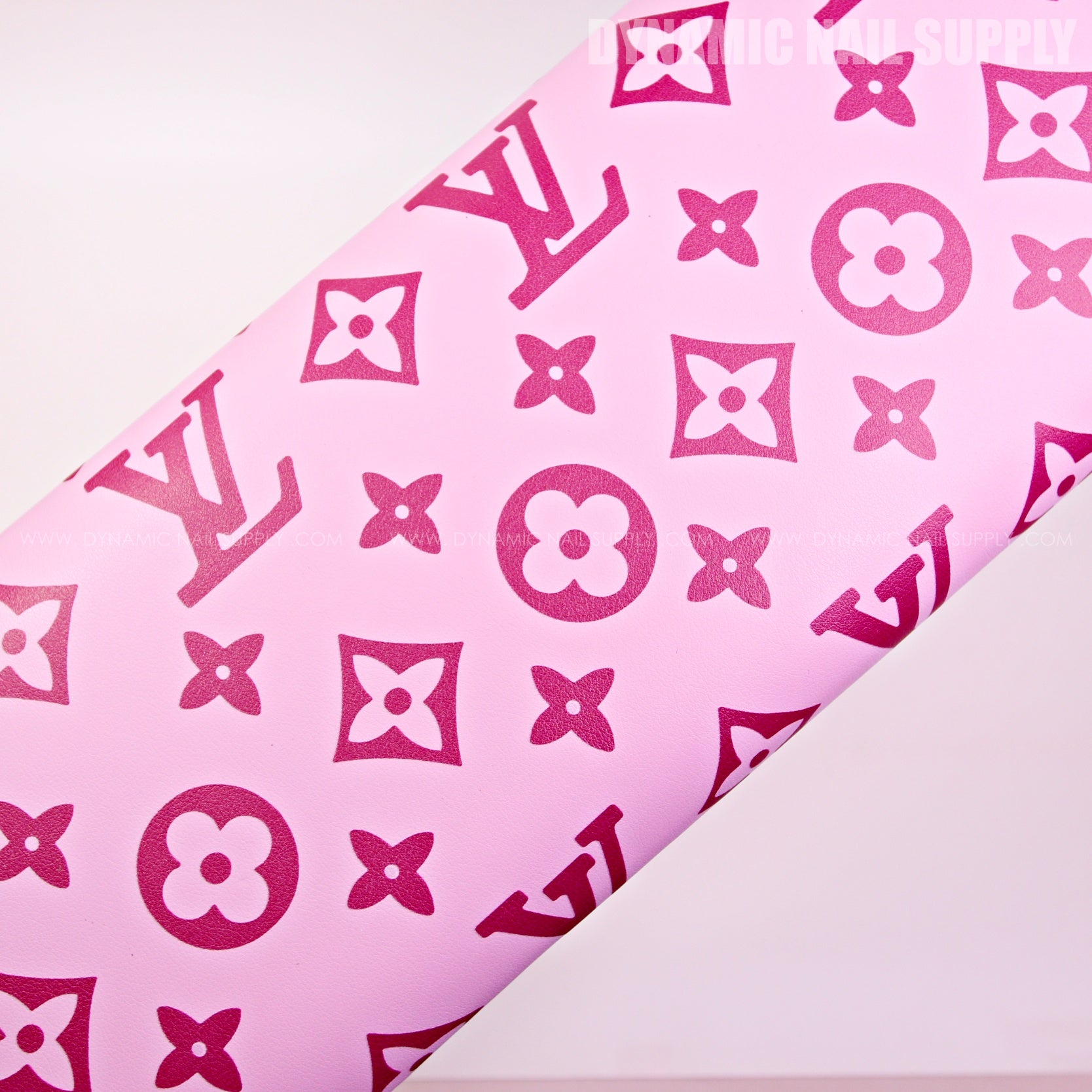 (HLA024 - Pink LV Pattern - Light Pink Base) Armrest for Nail Salon Pedicure Services (Reposabrazos Para Manicura)