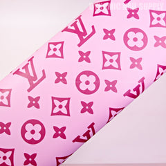 (HLA024 - Pink LV Pattern - Light Pink Base) Armrest for Nail Salon Pedicure Services (Reposabrazos Para Manicura)