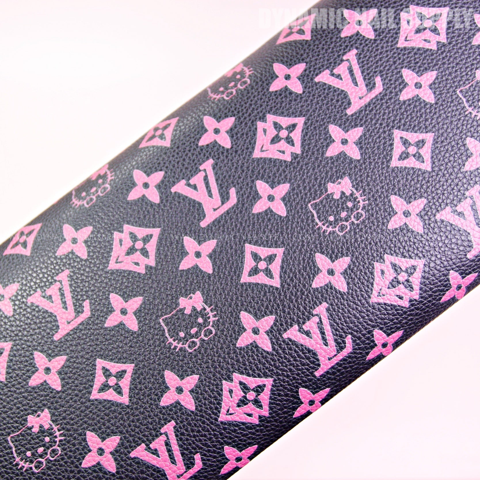 (RM009 - Pink LV/ Kitty Pattern) Handrest for Nails Studio Manicure Services (Reposabrazos Para Manicura)