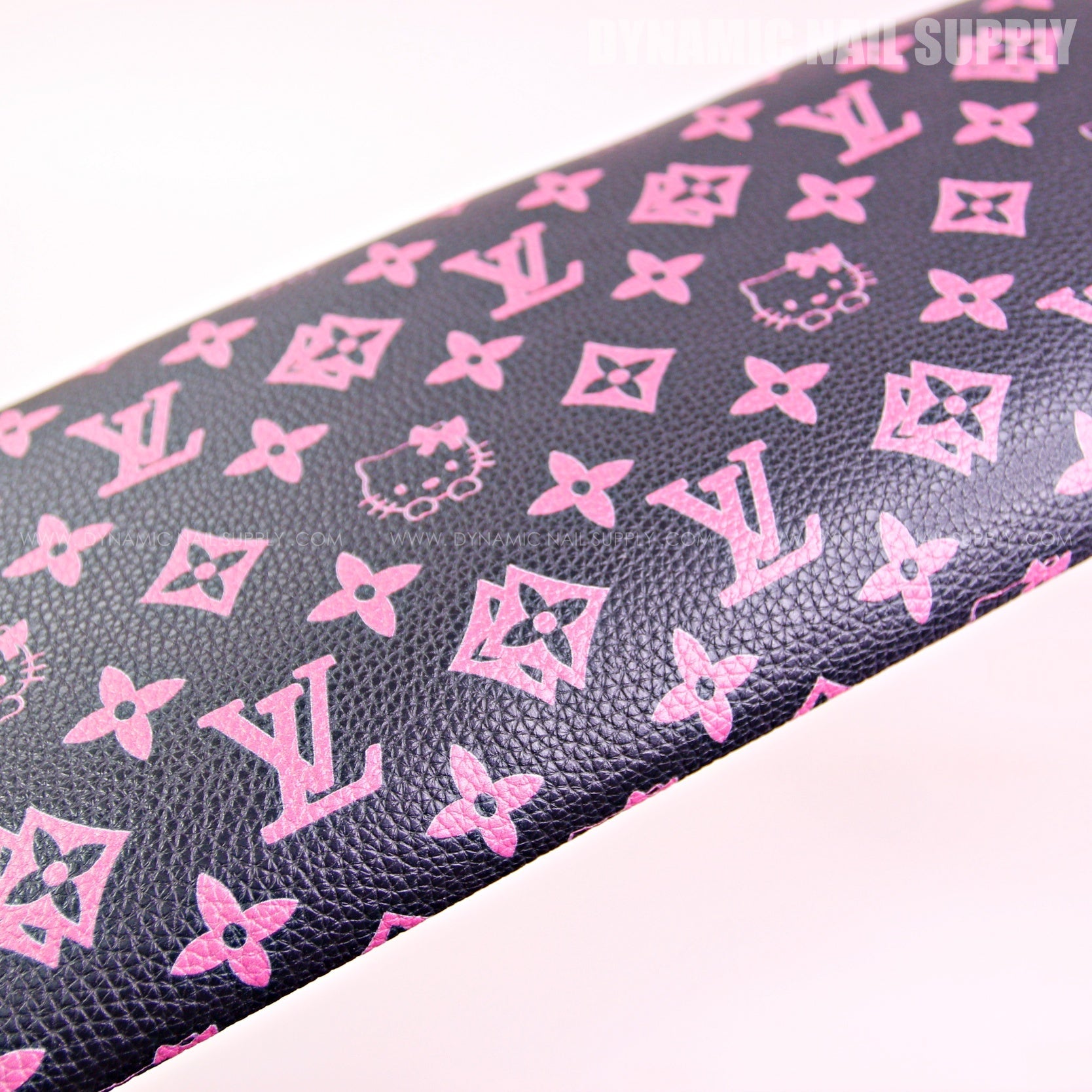 (RM009 - Pink LV/ Kitty Pattern) Handrest for Nails Studio Manicure Services (Reposabrazos Para Manicura)