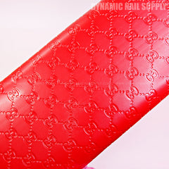 (HL032 - Red GCI Engraved) Armrest for Nail Table Manicure Services (Reposabrazos Para Manicura)