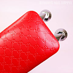 (HL032 - Red GCI Engraved) Armrest for Nail Table Manicure Services (Reposabrazos Para Manicura)