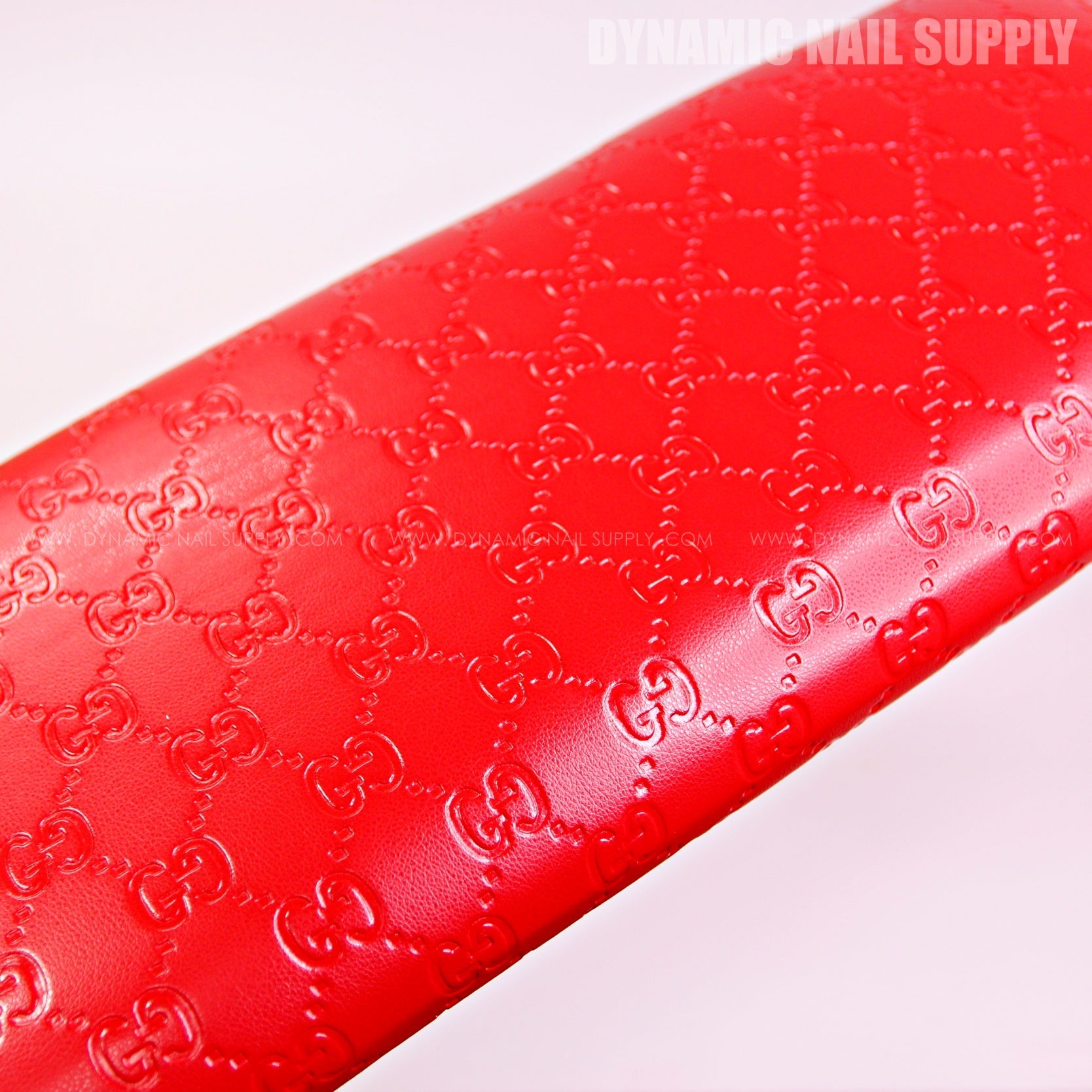 (HL032 - Red GCI Engraved) Armrest for Nail Table Manicure Services (Reposabrazos Para Manicura)