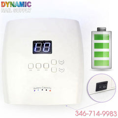 Cordless LED / UV Lamp - UV gel nail dryer 48W Rechargeable & High-powder & Faster