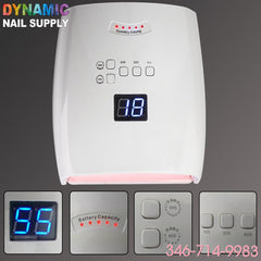 Cordless LED / UV Lamp - UV gel nail dryer 48W Rechargeable & High-powder & Faster