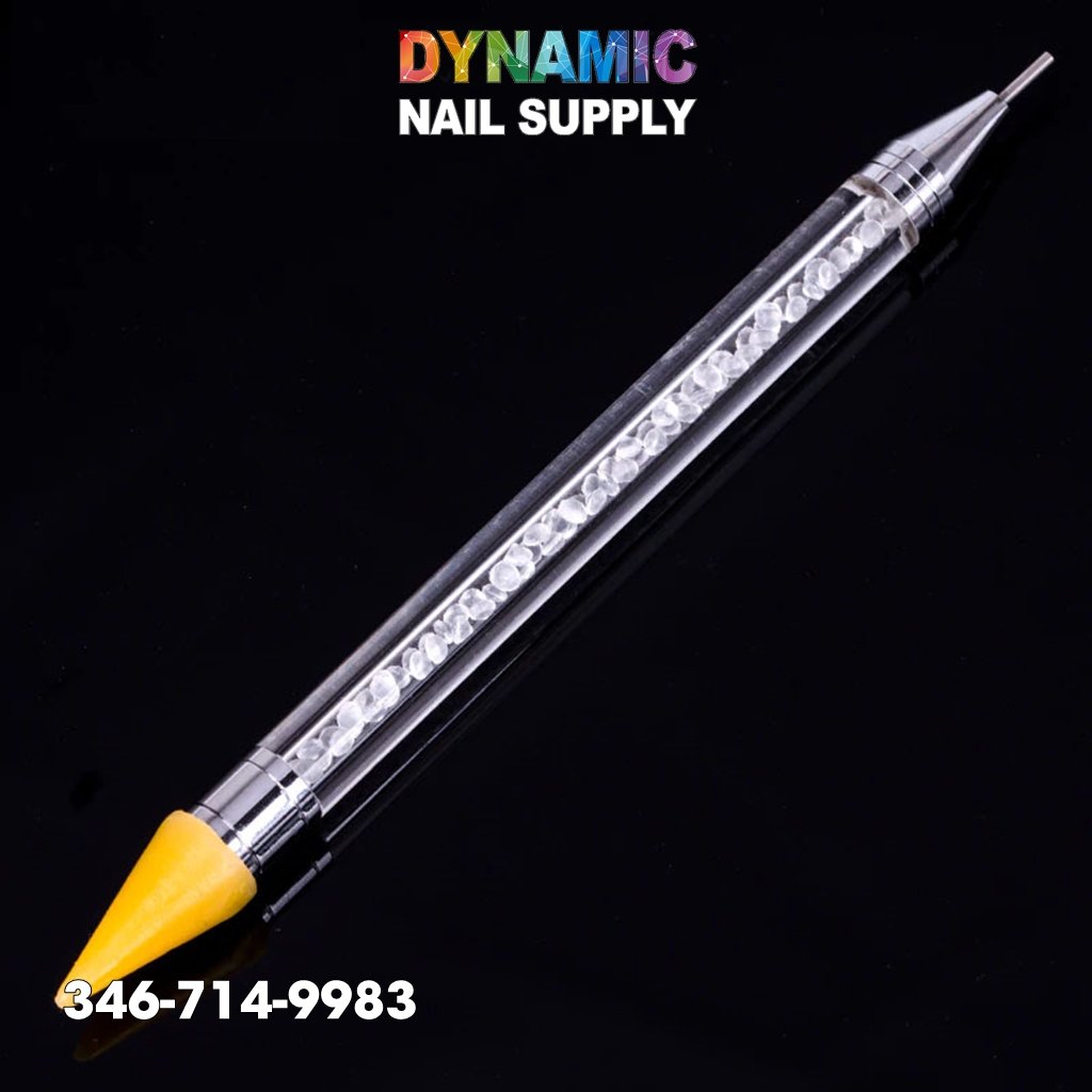 Dual-ended Nail Art Wax Dotting Pen Picking Up Rhinestone