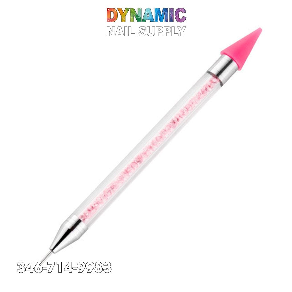 Dual-ended Nail Art Wax Dotting Pen Picking Up Rhinestone